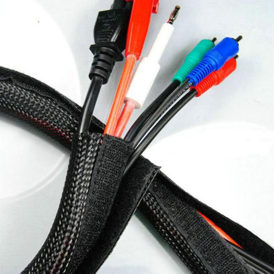 Flexo wrap braided cable sleeve