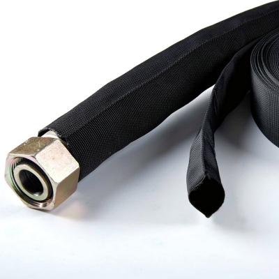 Manguito protector de manguera hidráulica de poliéster a prueba de explosiones de 0,8 mm