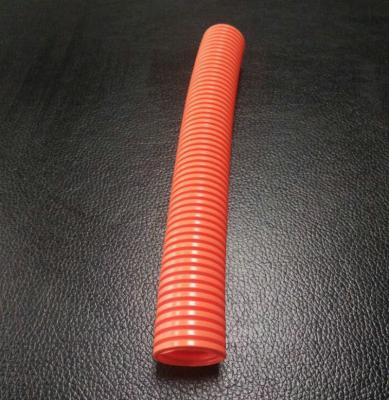 Conducto de telar de alambre ondulado flexible naranja