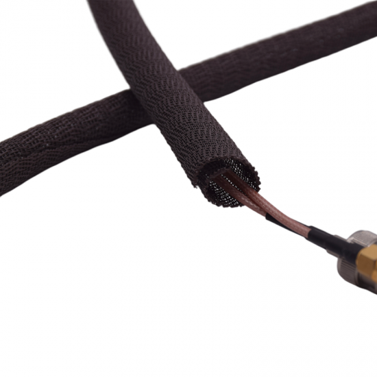 Manguito de cable trenzado de cierre automático resistente a roedores
