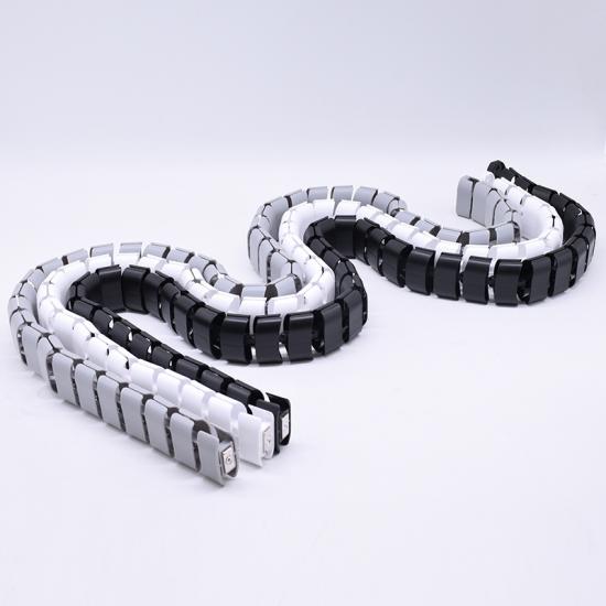 Customazie - Gestión de cables ajustable magnética con lomo de serpiente
    