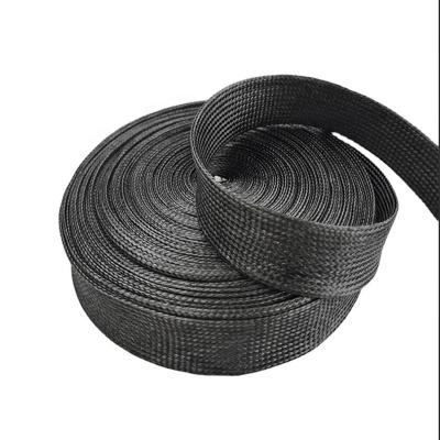 Manga trenzada de fibra de carbono para la industria