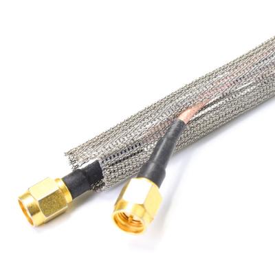 Funda de blindaje para cable EMI de metal dividido ignífugo de cobre estañado