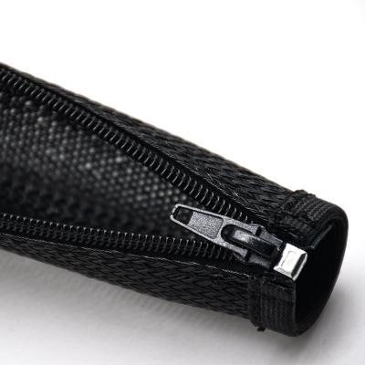 Funda para cable trenzado expandible con cremallera