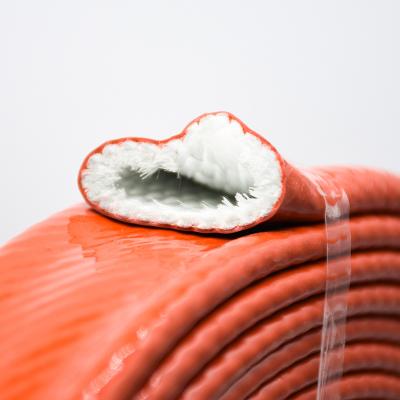 Funda contra incendios con protección térmica de fibra de vidrio recubierta de silicona