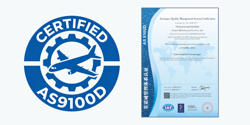 XIAMEN MJ INDUSTRIAL TECH CO., LTD. Achieves AS9100D Aerospace Certification