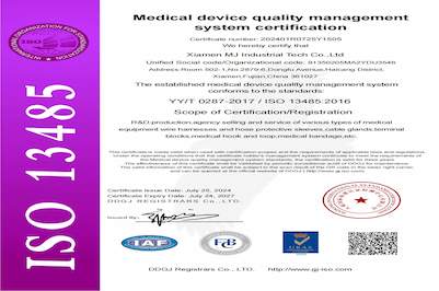 Minjun aprobó la certificación del sistema de gestión de calidad de dispositivos médicos ISO13485