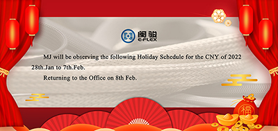 Aviso de vacaciones del año nuevo chino de 2022
